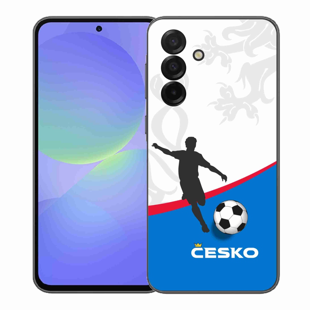 Gelový kryt mmCase na Samsung Galaxy A37 5G - fotbal Česko 1