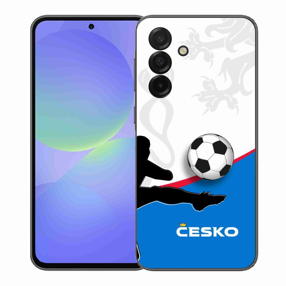 Gelový kryt mmCase na Samsung Galaxy A37 5G - fotbal Česko 3