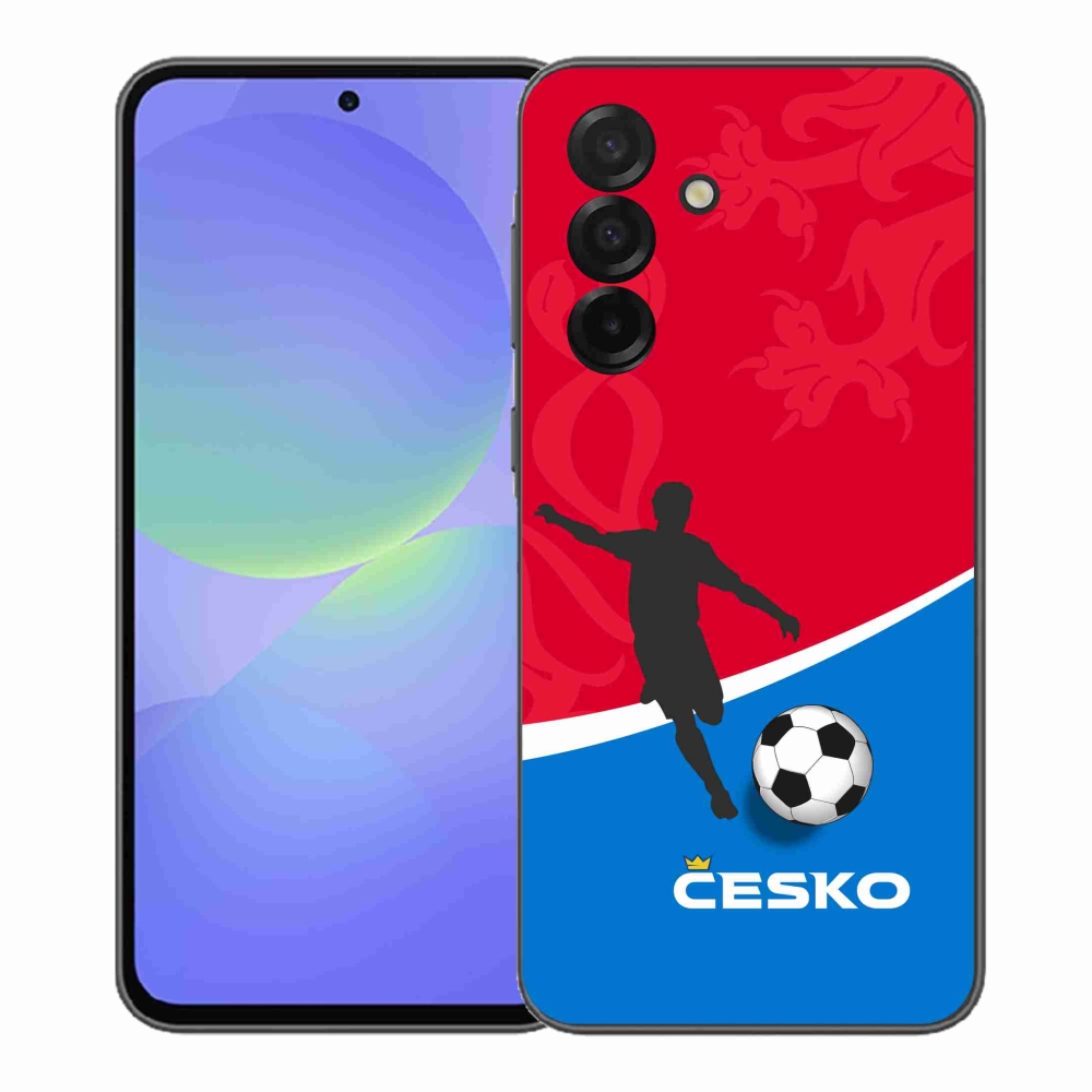 Gelový kryt mmCase na Samsung Galaxy A37 5G - fotbal Česko