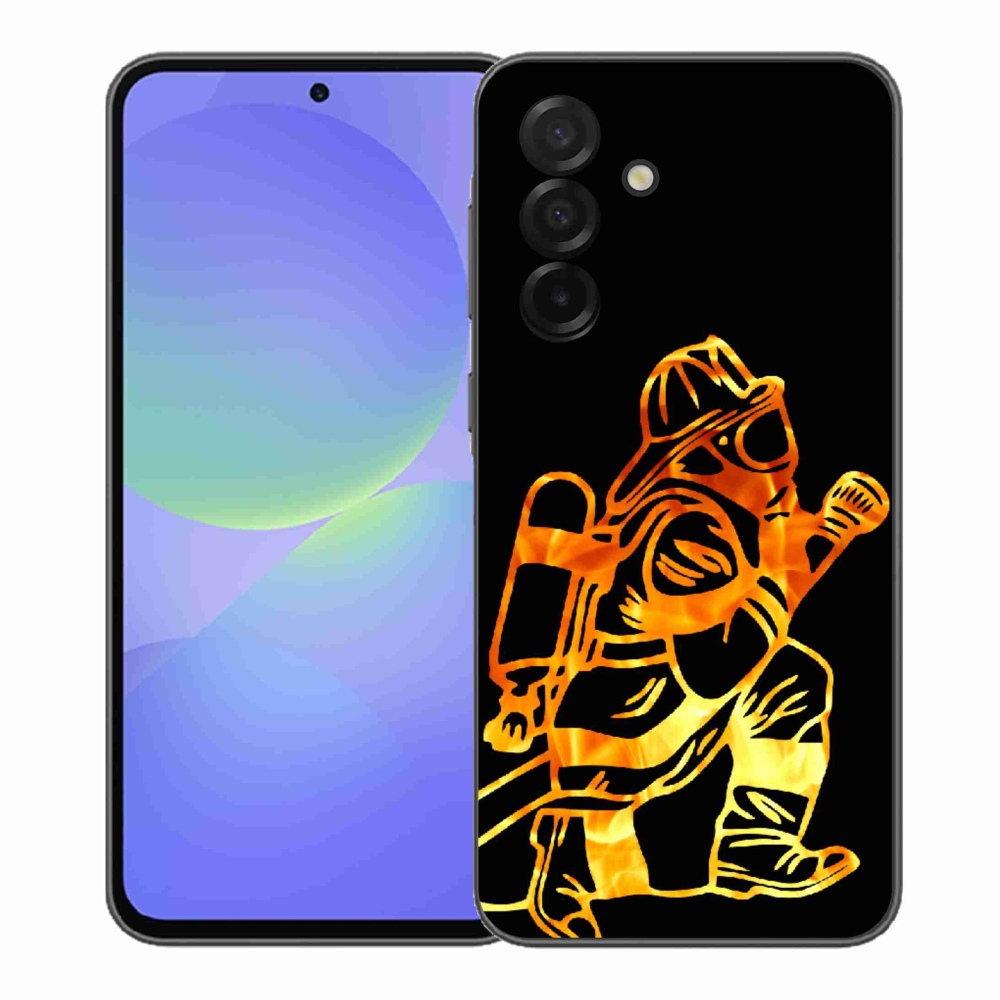 Gelový kryt mmCase na Samsung Galaxy A37 5G - hasič 1