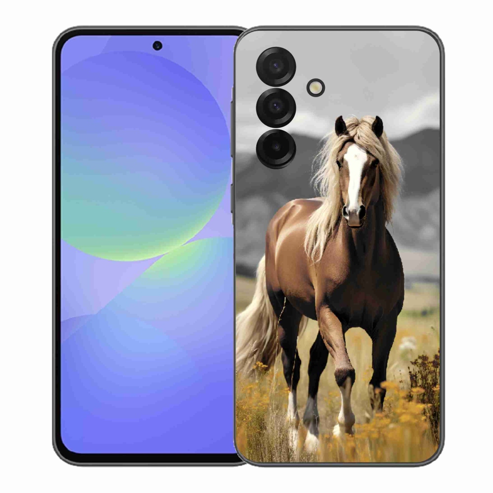 Gelový kryt mmCase na Samsung Galaxy A37 5G - hnědý kůň 1