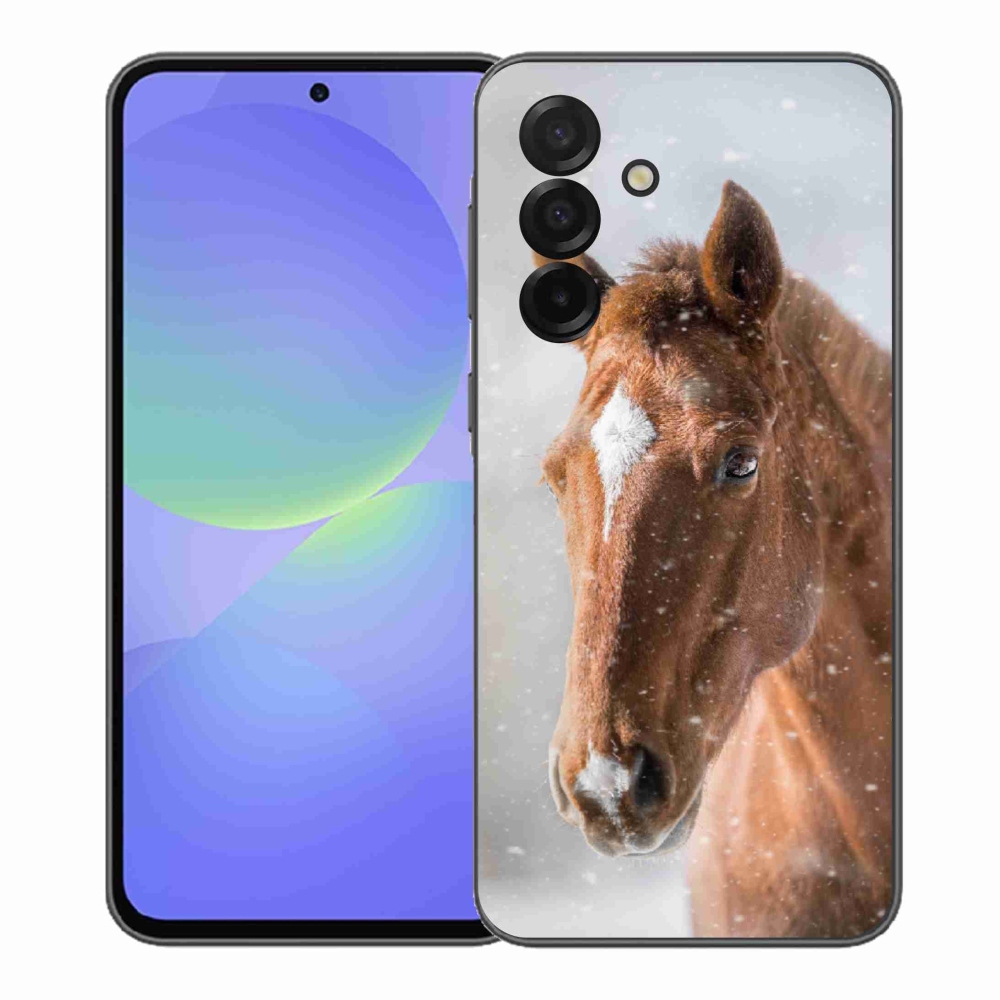 Gelový kryt mmCase na Samsung Galaxy A37 5G - hnědý kůň 2