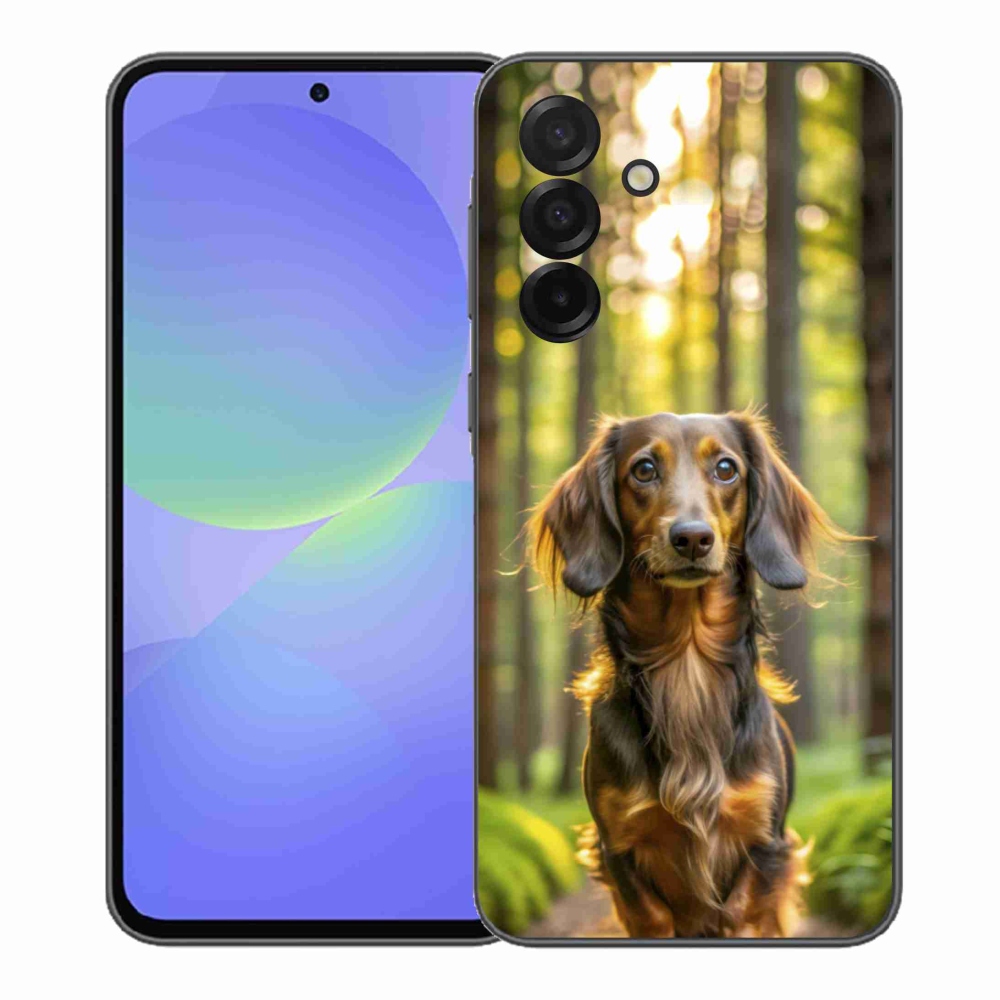 Gelový kryt mmCase na Samsung Galaxy A37 5G - jezevčík 4