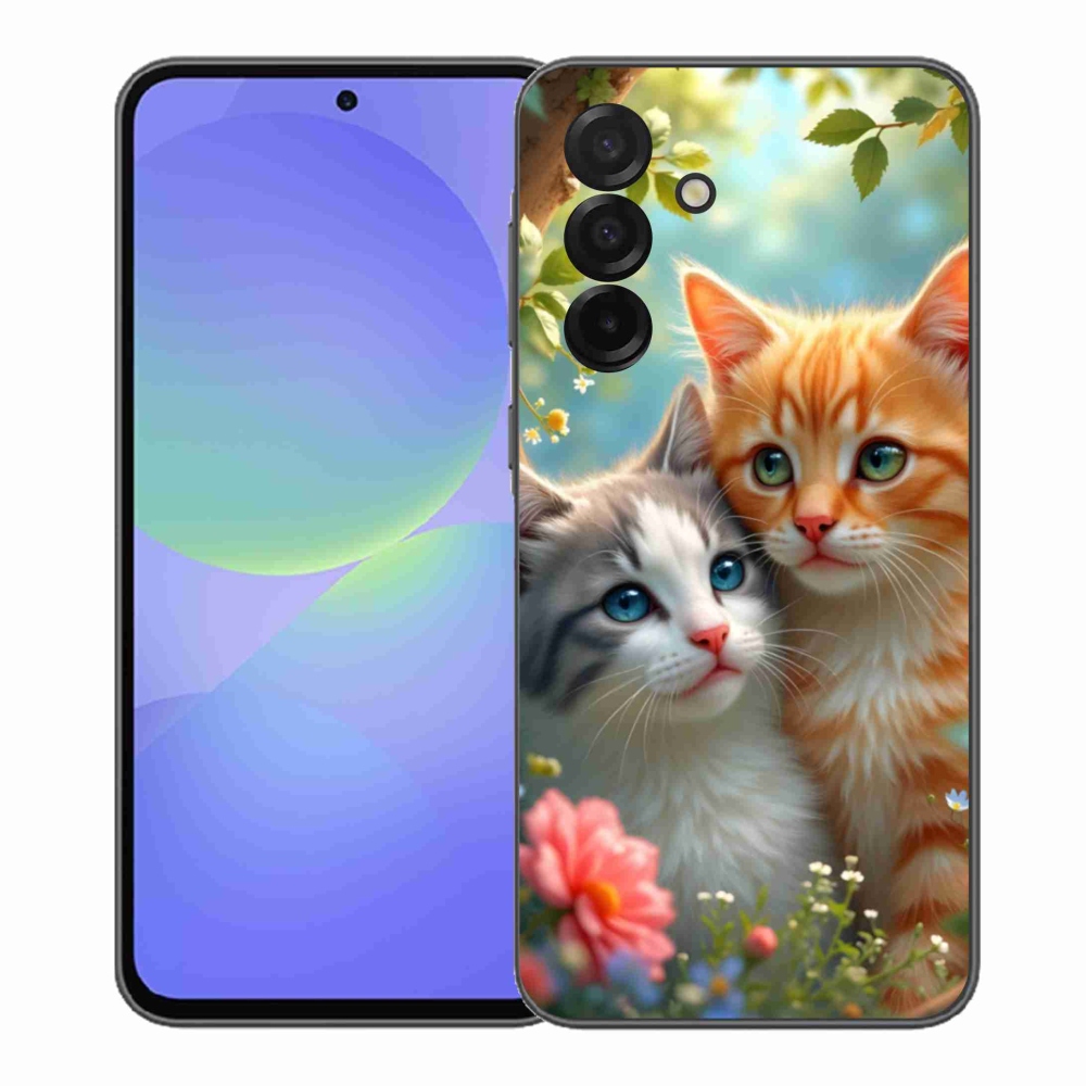 Gelový kryt mmCase na Samsung Galaxy A37 5G - kočičí láska 2
