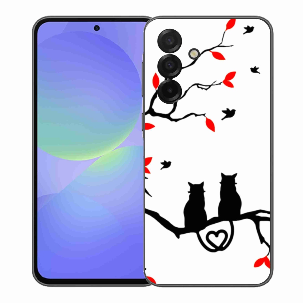 Gelový kryt mmCase na Samsung Galaxy A37 5G - kočičí láska