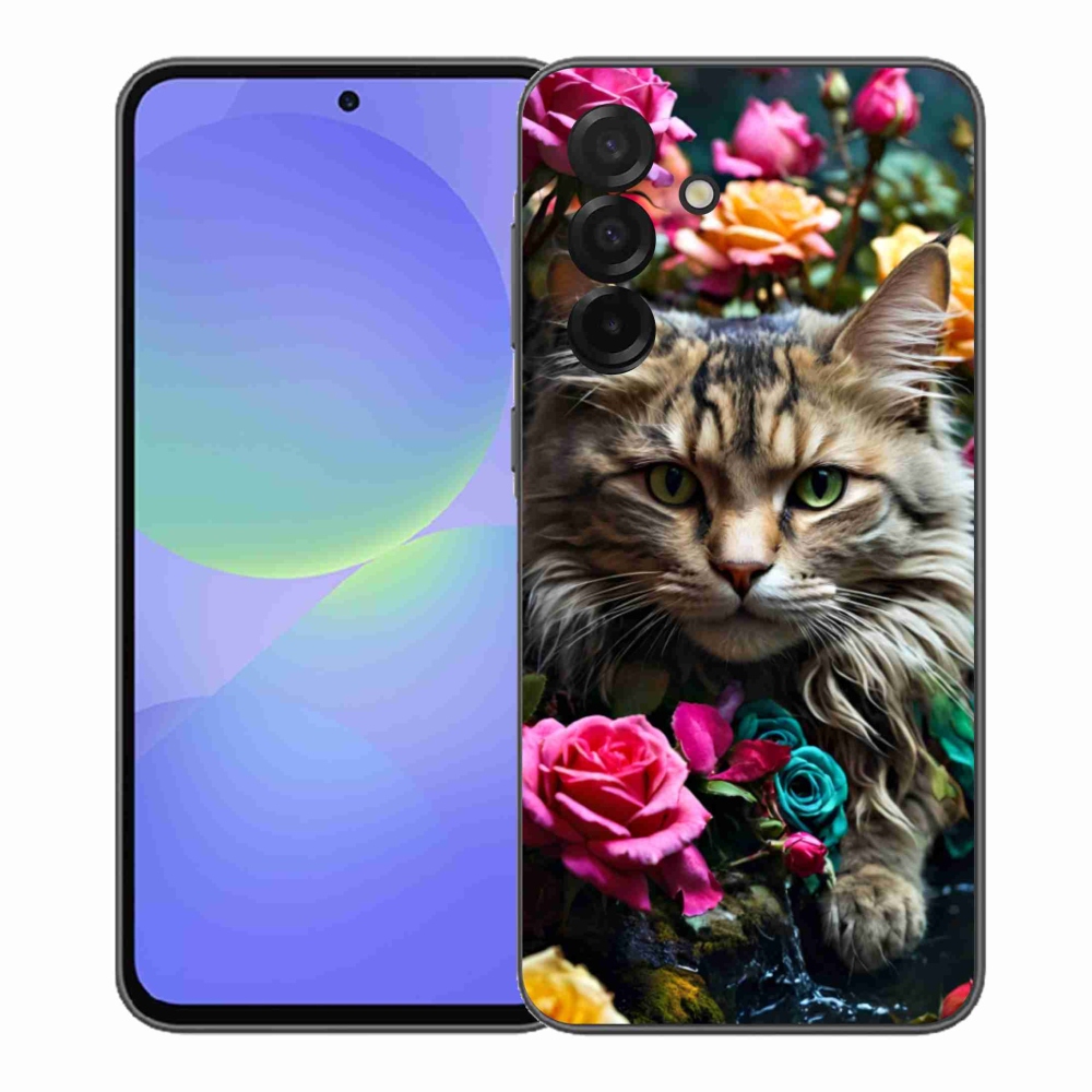 Gelový kryt mmCase na Samsung Galaxy A37 5G - kočíčí pohled 2