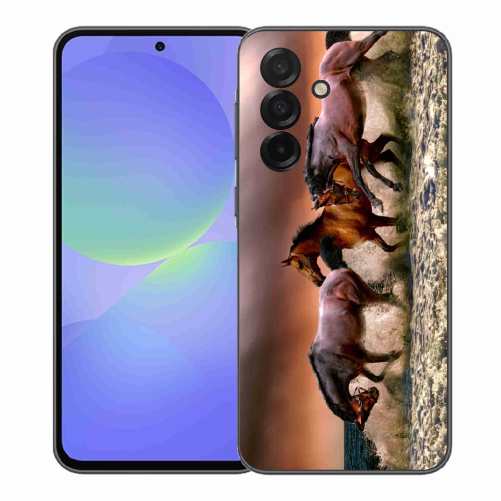 Gelový kryt mmCase na Samsung Galaxy A37 5G - koně 1