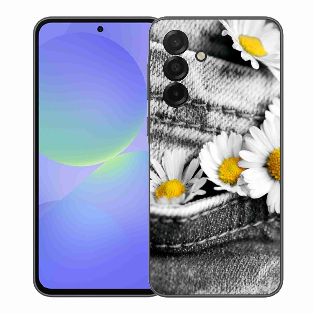 Gelový kryt mmCase na Samsung Galaxy A37 5G - kopretiny