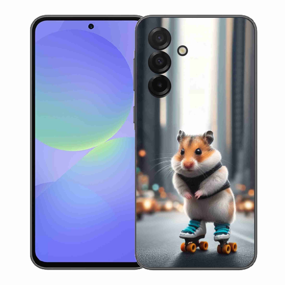 Gelový kryt mmCase na Samsung Galaxy A37 5G - křeček na bruslích