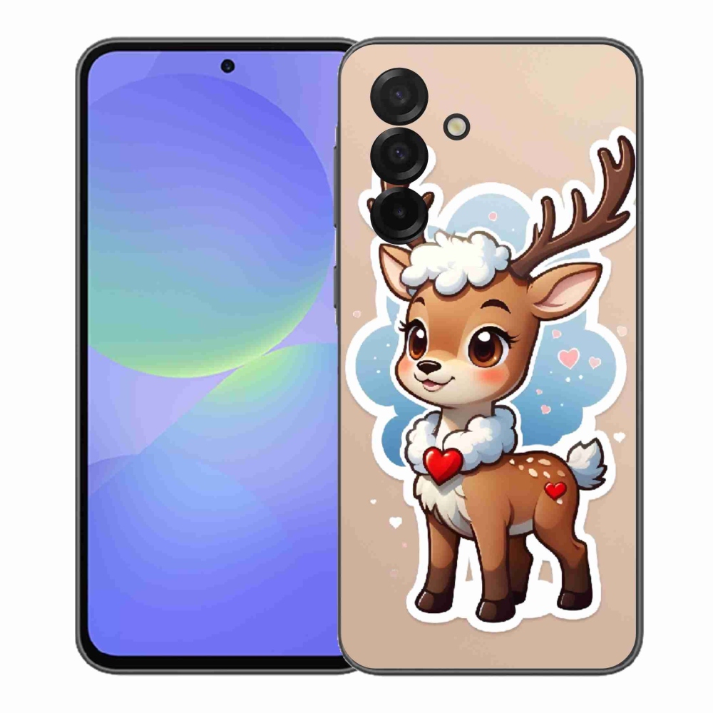 Gelový kryt mmCase na Samsung Galaxy A37 5G - kreslený sob