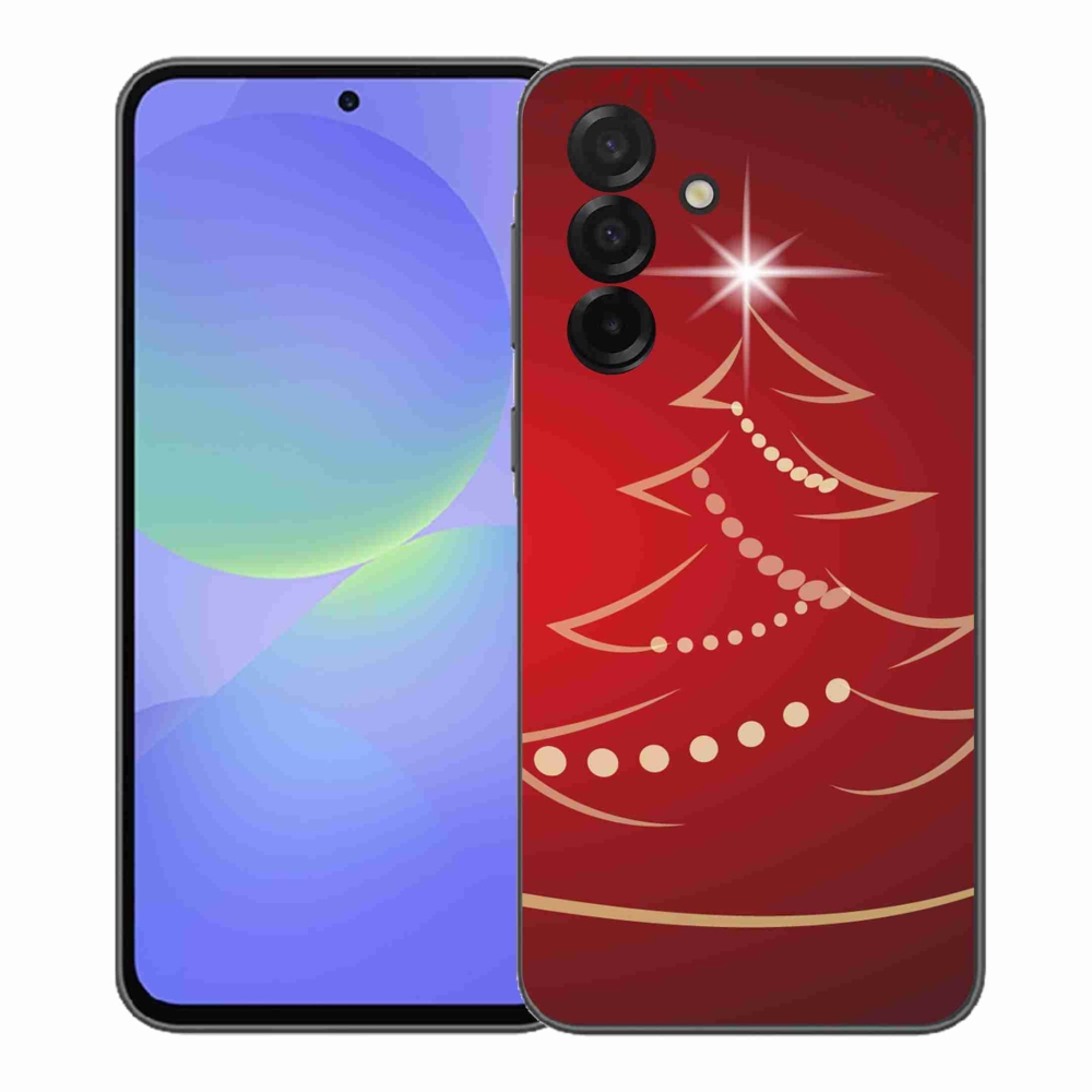 Gelový kryt mmCase na Samsung Galaxy A37 5G - kreslený vánoční stromek