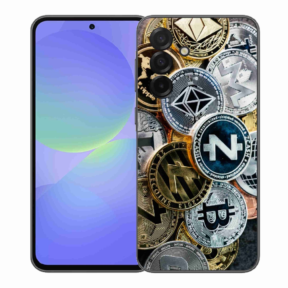 Gelový kryt mmCase na Samsung Galaxy A37 5G - kryptoměny