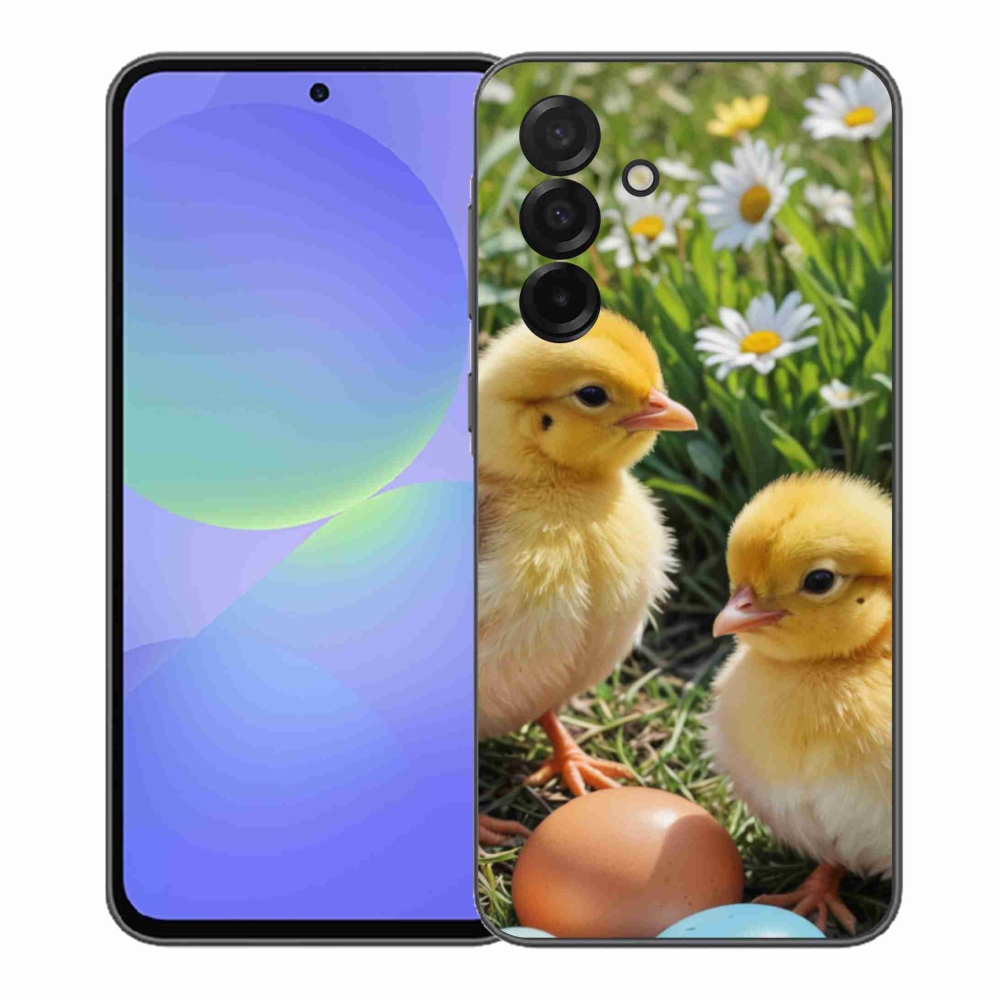 Gelový kryt mmCase na Samsung Galaxy A37 5G - kuřátka