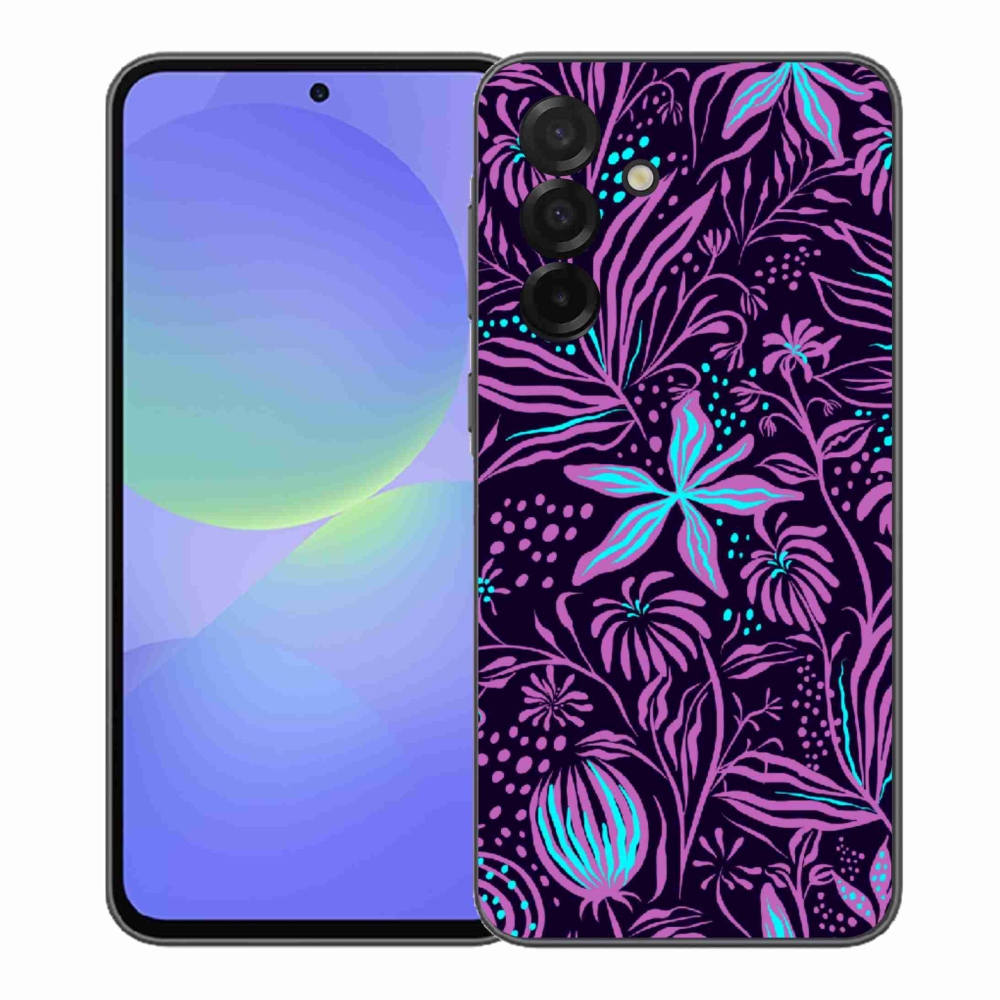 Gelový kryt mmCase na Samsung Galaxy A37 5G - květiny 2