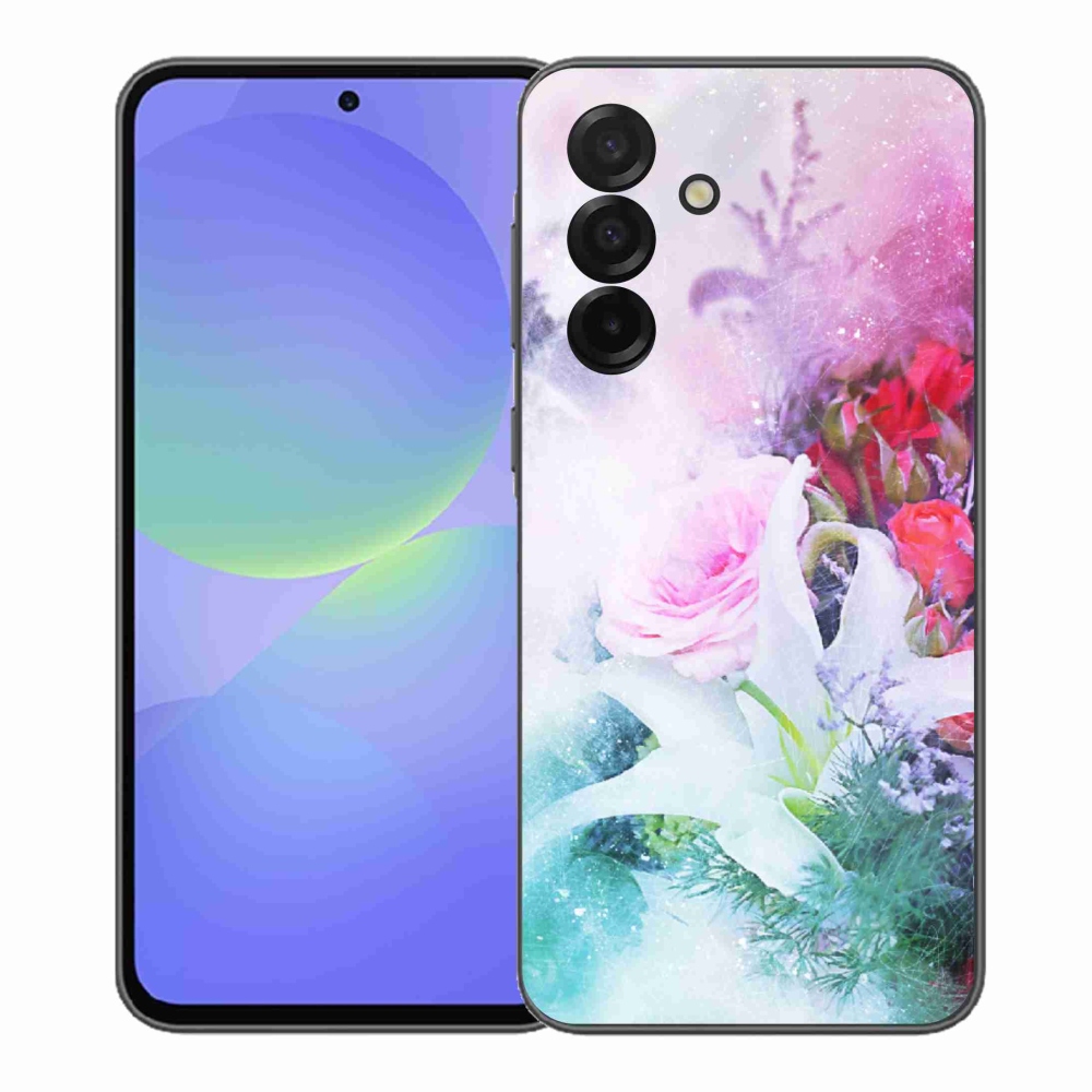 Gelový kryt mmCase na Samsung Galaxy A37 5G - květiny 4