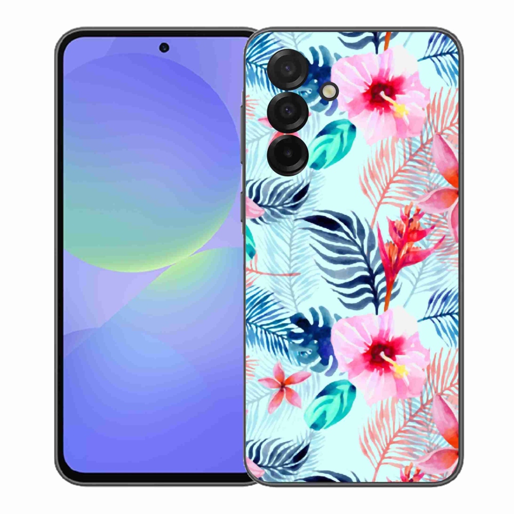 Gelový kryt mmCase na Samsung Galaxy A37 5G - květiny