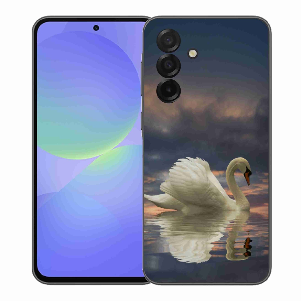 Gelový kryt mmCase na Samsung Galaxy A37 5G - labuť