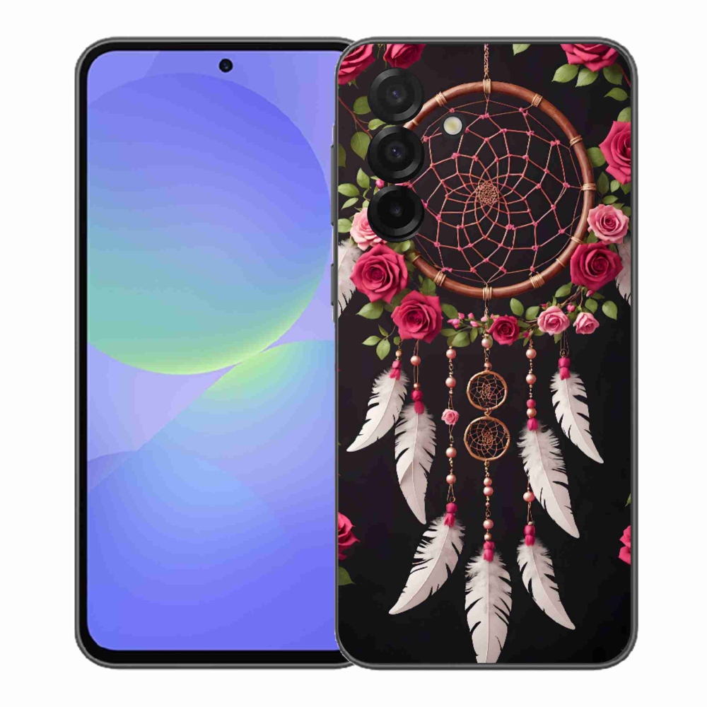 Gelový kryt mmCase na Samsung Galaxy A37 5G - lapač snů s růžemi
