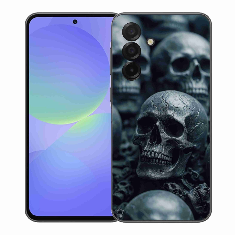 Gelový kryt mmCase na Samsung Galaxy A37 5G - lebka 2