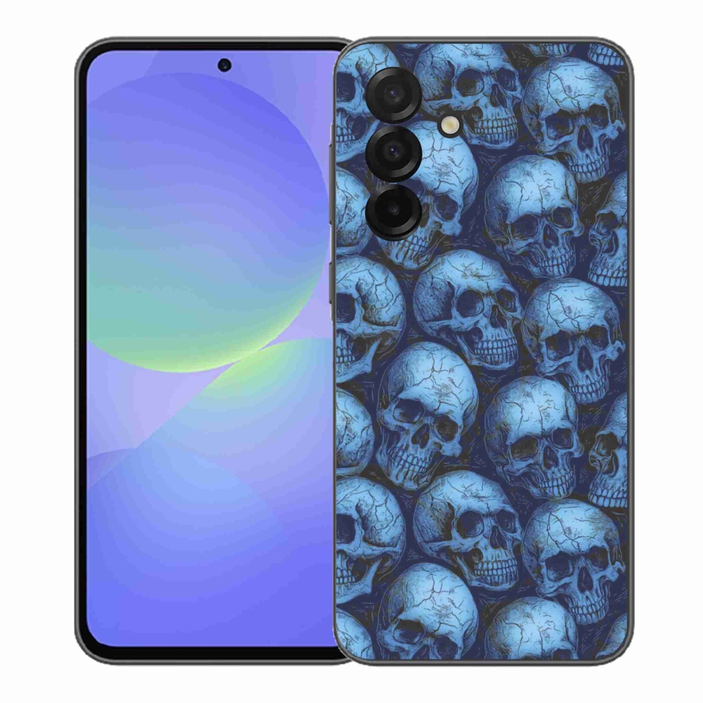 Gelový kryt mmCase na Samsung Galaxy A37 5G - lebky