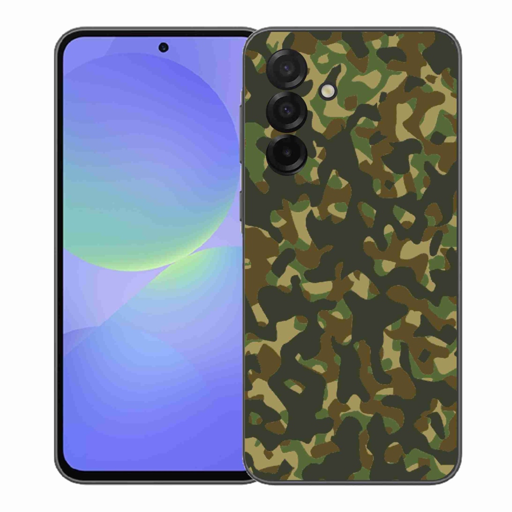 Gelový kryt mmCase na Samsung Galaxy A37 5G - maskáčový vzor 1