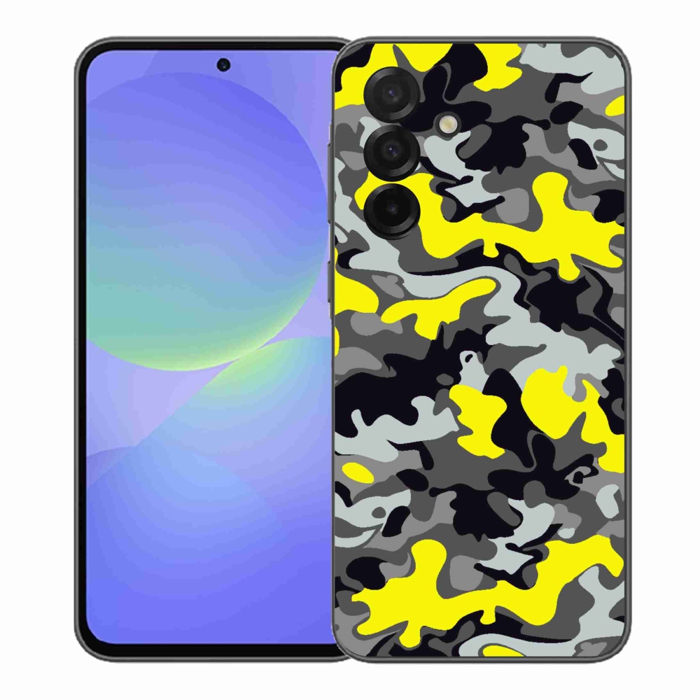 Gelový kryt mmCase na Samsung Galaxy A37 5G - maskáčový vzor 6