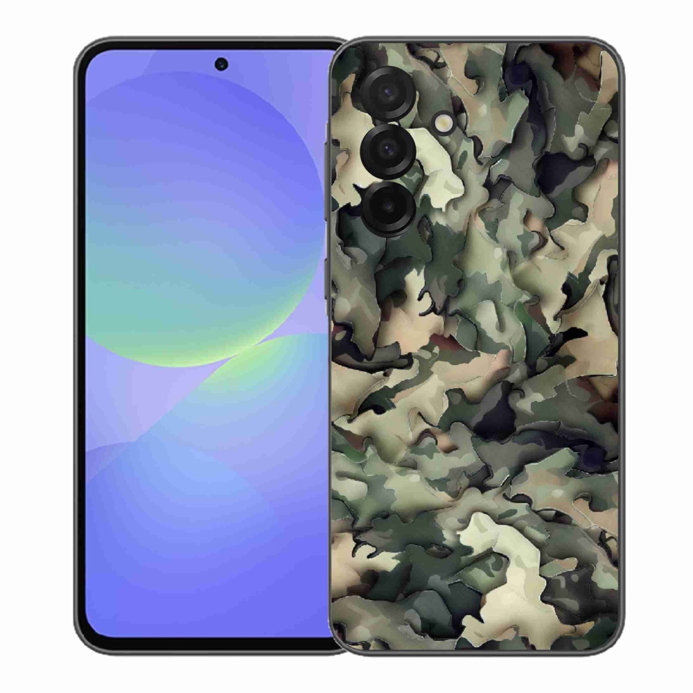 Gelový kryt mmCase na Samsung Galaxy A37 5G - maskáčový vzor 9