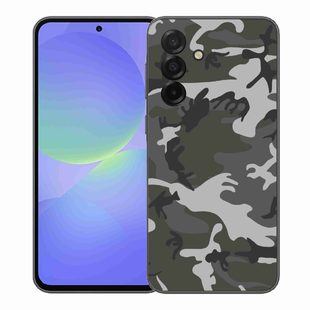 Gelový kryt mmCase na Samsung Galaxy A37 5G - maskáčový vzor