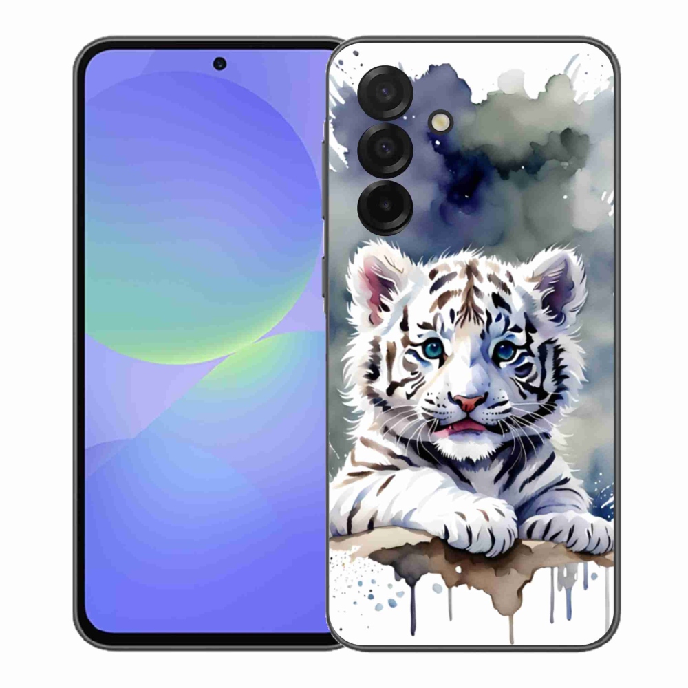 Gelový kryt mmCase na Samsung Galaxy A37 5G - mládě bílého tygra