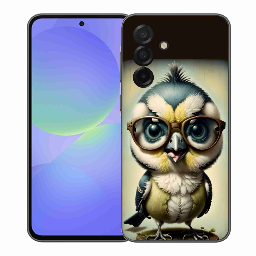 Gelový kryt mmCase na Samsung Galaxy A37 5G - mládě s brýlemi