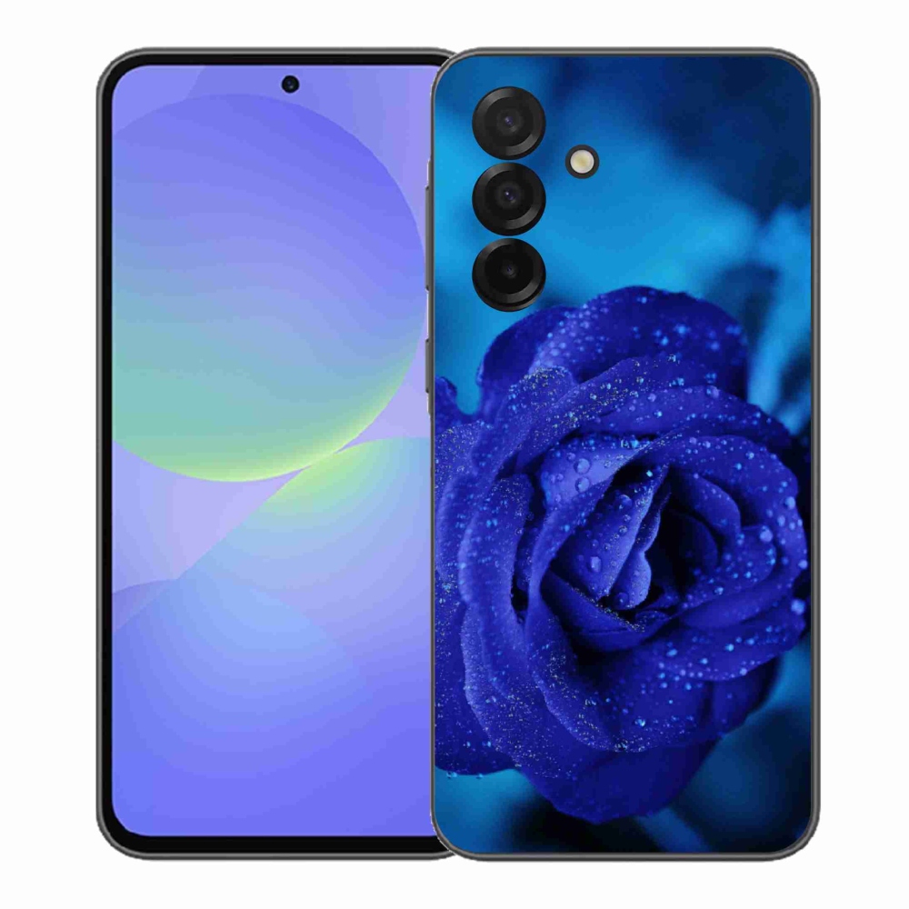 Gelový kryt mmCase na Samsung Galaxy A37 5G - modrá růže