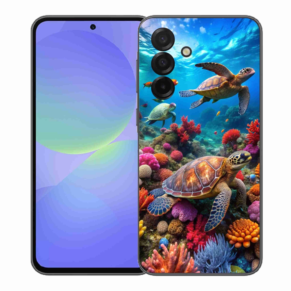 Gelový kryt mmCase na Samsung Galaxy A37 5G - mořský svět 2