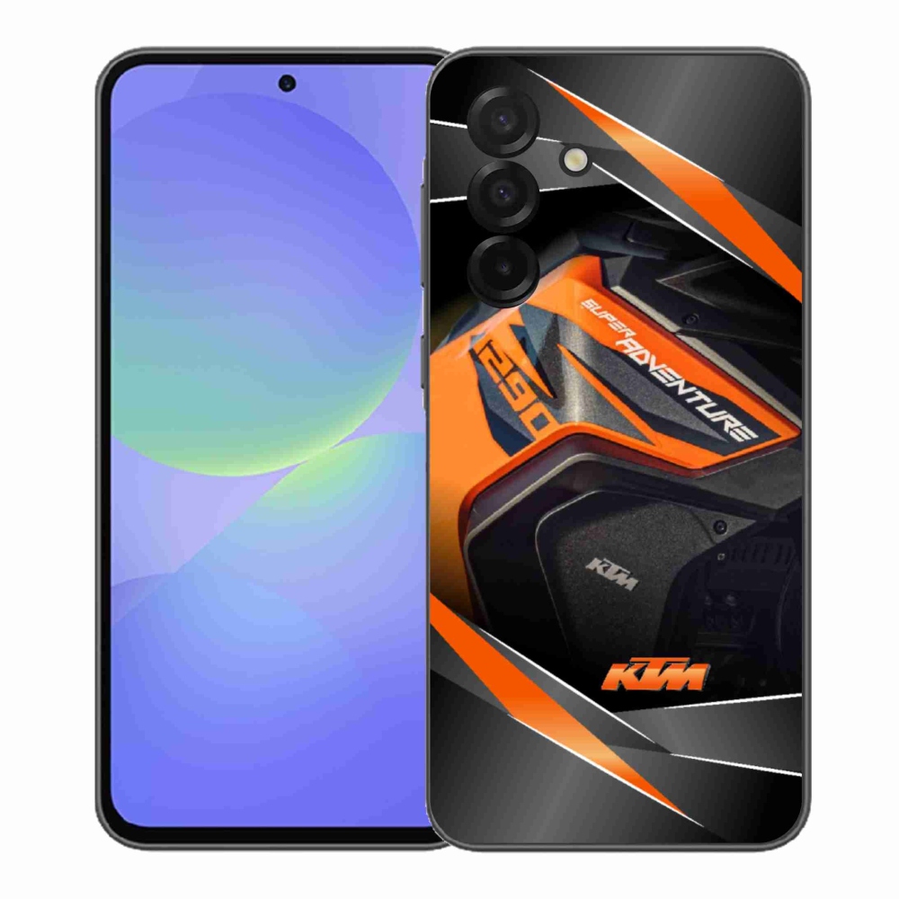 Gelový kryt mmCase na Samsung Galaxy A37 5G - motorka ktm