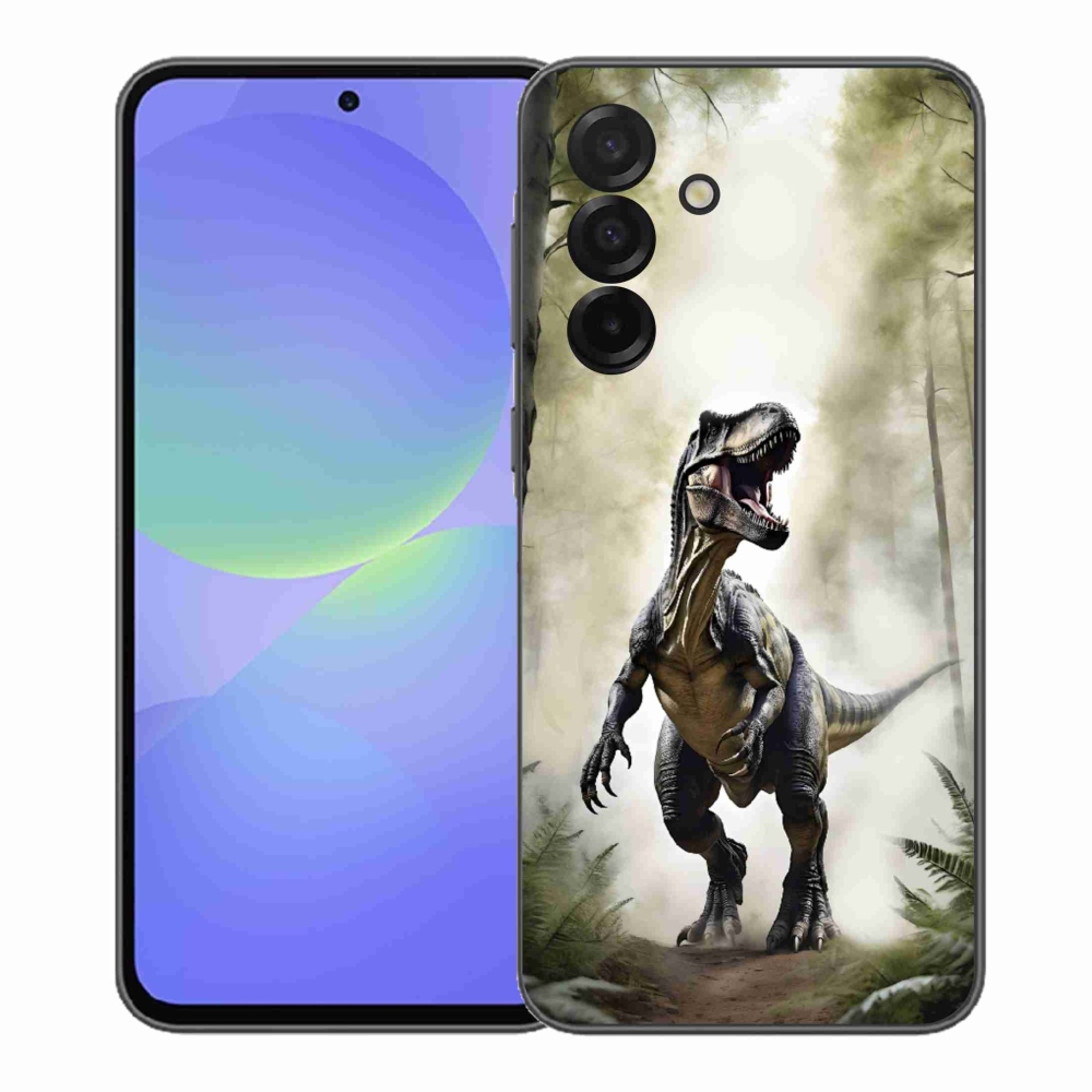 Gelový kryt mmCase na Samsung Galaxy A37 5G - naštvaný T-Rex