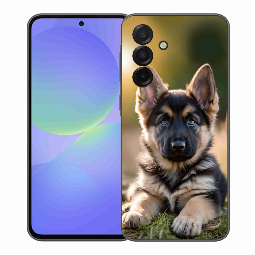 Gelový kryt mmCase na Samsung Galaxy A37 5G - německý ovčák v přírodě