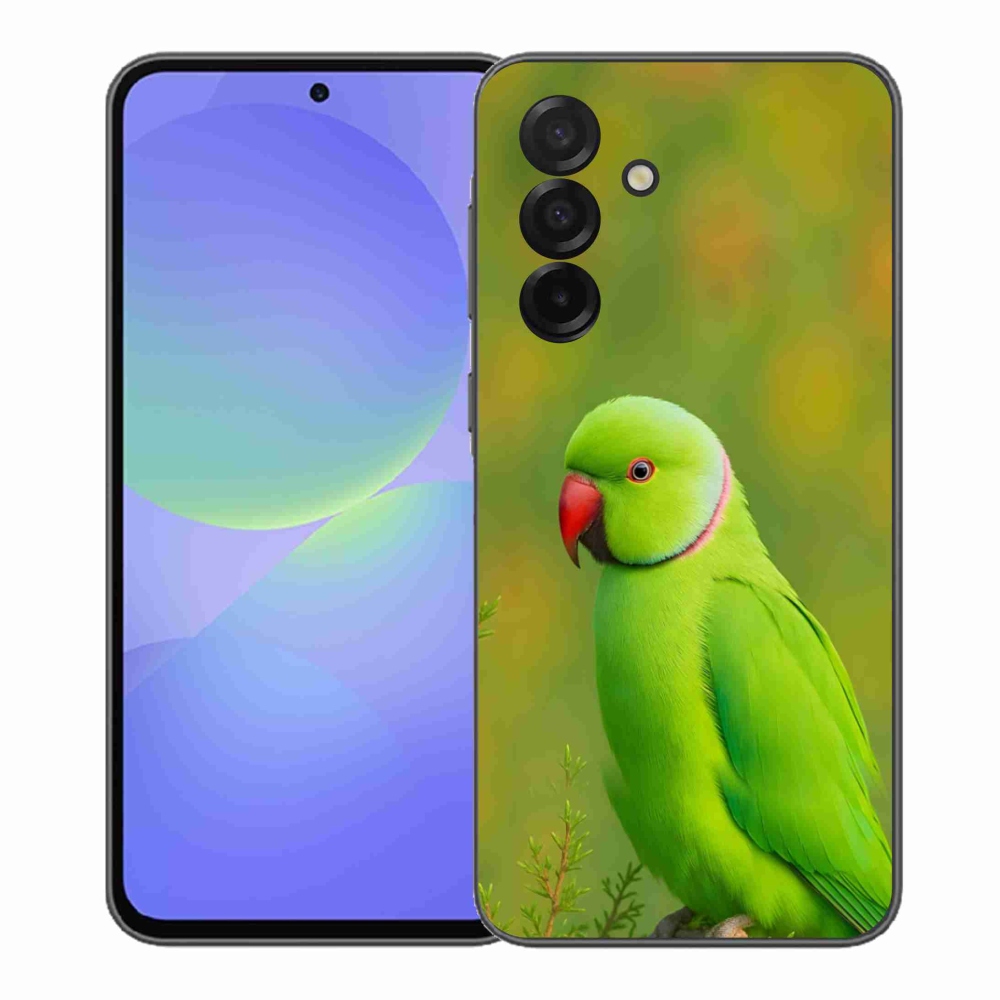 Gelový kryt mmCase na Samsung Galaxy A37 5G - papoušek alexandr 2