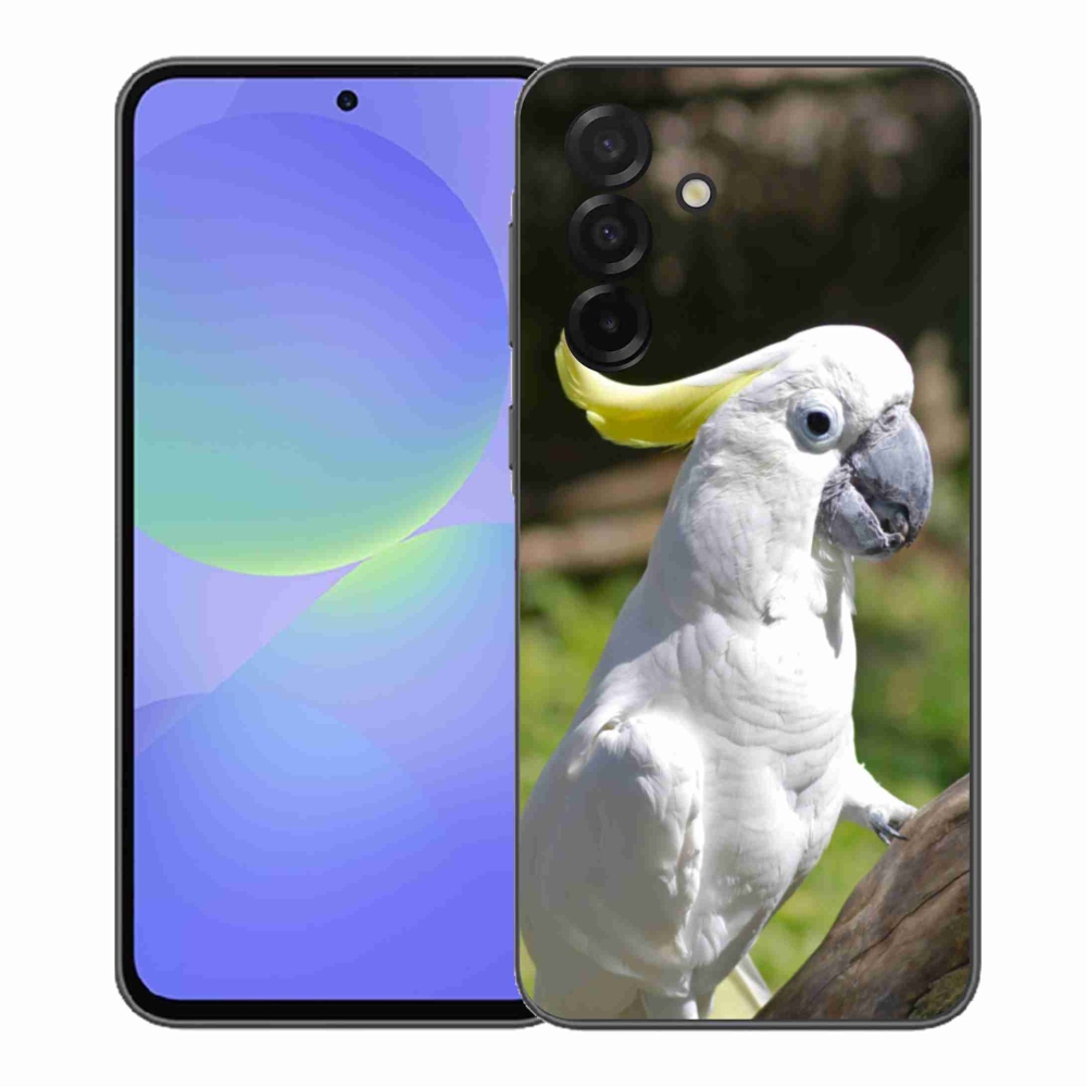 Gelový kryt mmCase na Samsung Galaxy A37 5G - papoušek kakadu 2