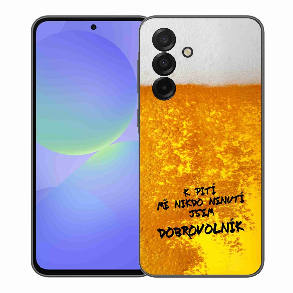 Gelový kryt mmCase na Samsung Galaxy A37 5G - pivní motiv 4