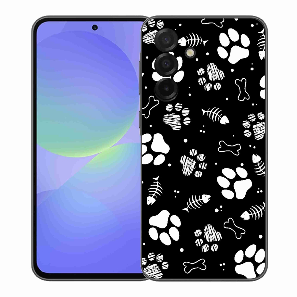 Gelový kryt mmCase na Samsung Galaxy A37 5G - psí tlapky