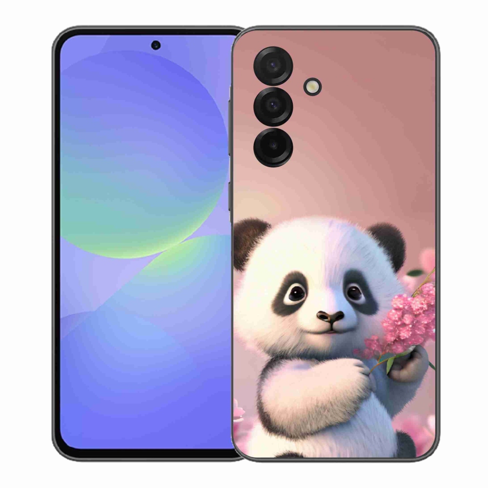 Gelový kryt mmCase na Samsung Galaxy A37 5G - roztomilá panda