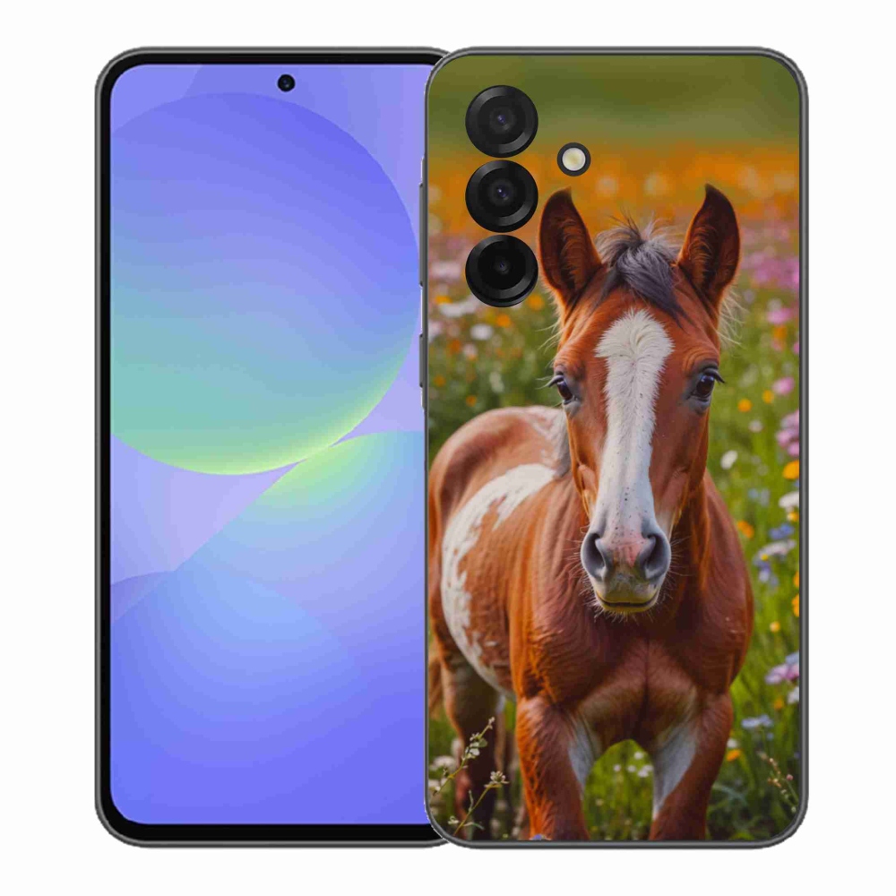 Gelový kryt mmCase na Samsung Galaxy A37 5G - roztomilé hříbě