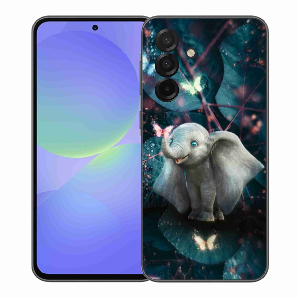 Gelový kryt mmCase na Samsung Galaxy A37 5G - roztomilý slon