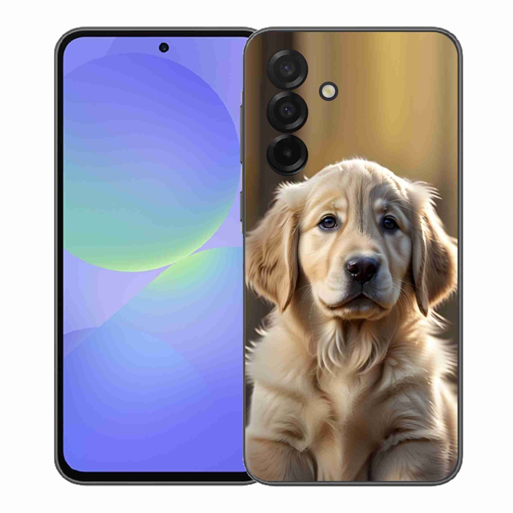 Gelový kryt mmCase na Samsung Galaxy A37 5G - roztomilý zlatý retrívr