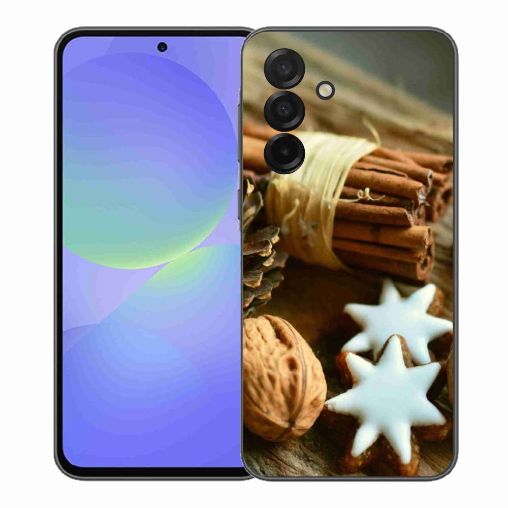 Gelový kryt mmCase na Samsung Galaxy A37 5G - skořice a perníčky