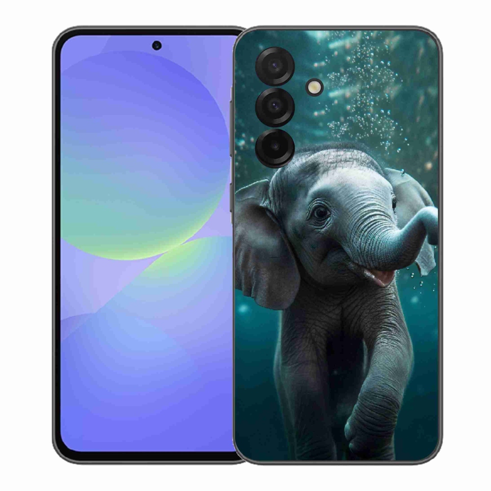Gelový kryt mmCase na Samsung Galaxy A37 5G - slůně pod vodou