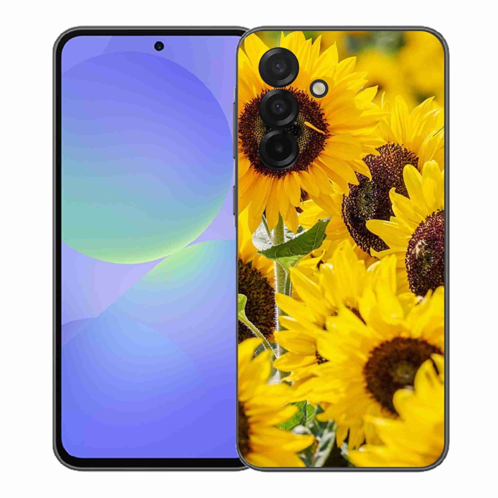 Gelový kryt mmCase na Samsung Galaxy A37 5G - slunečnice