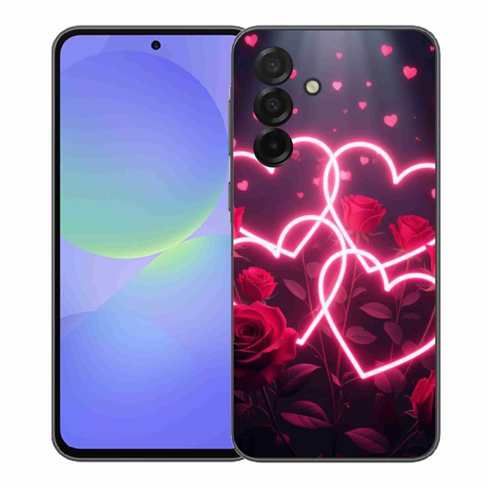 Gelový kryt mmCase na Samsung Galaxy A37 5G - srdce lásky