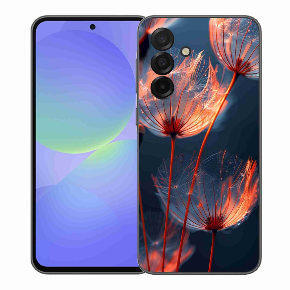 Gelový kryt mmCase na Samsung Galaxy A37 5G - světélkující chmýří