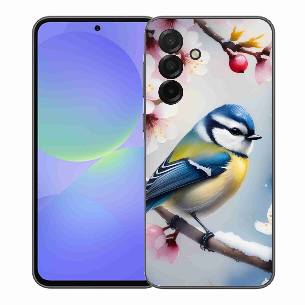 Gelový kryt mmCase na Samsung Galaxy A37 5G - sýkorka