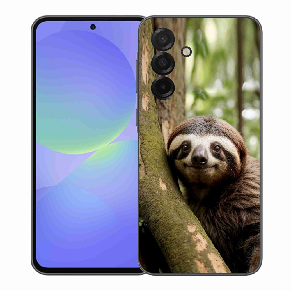 Gelový kryt mmCase na Samsung Galaxy A37 5G - usměvavý lenochod